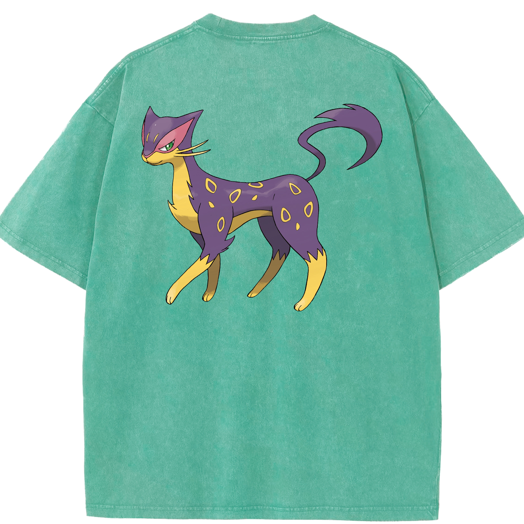 （画像用） ポケットモンスター Pokémon 綿100% ヴィンテージ風 半袖Tシャツ（背面プリント）